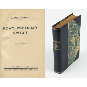 HUXLEY Aldous - Nowy wspaniały świat [wydanie drugie 1935]