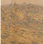 Map KOROSADOWICZ Zbigniew - Panorama of the Sudetes from the north [1947].