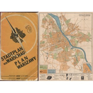 Plan der Stadt Warschau (Stadtplan von Warschau) [1942].