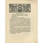 PAWLIKOWSKI Jan G. H. - Bajda o Niemrawcu [wydanie pierwsze Medyka 1928] [drzeworyty Władysław Skoczylas]