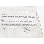[korespondencja] GOMEZ Carlos Juan - 3 listy do Henryka Berezy