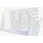[Correspondence] GOMEZ Carlos Juan - 3 letters to Henryk Bereza
