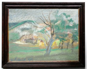 BIENIEK Ignacy (1925 Bystra - 1993 Wrocław) - Pejzaż.