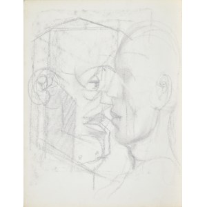 Franciszek STAROWIEYSKI (1930-2009), Kompozycja z dwoma twarzami