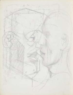 Franciszek STAROWIEYSKI (1930-2009), Kompozycja z dwoma twarzami