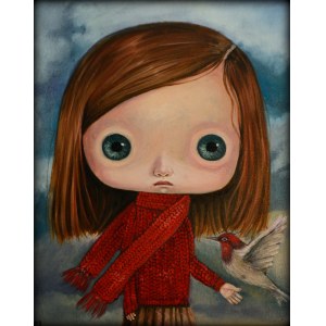 Paulina Gora, Red Scarf, 2021