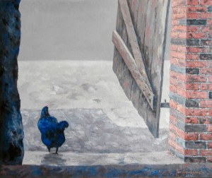 Jan Bembenista (ur. 1962), Niebieska kura, 2021