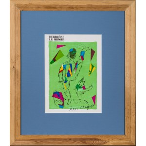 Marc Chagall, Zielony akrobata z albumu Derrière le Mirroir, 1979