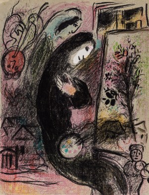 Marc Chagall, Inspired L’Inspiré, 1963