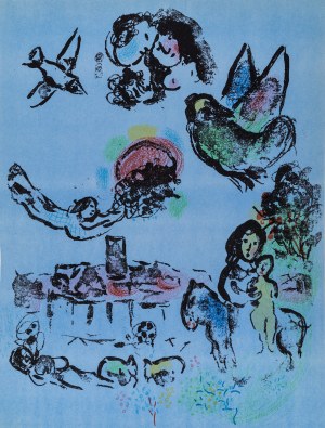 Marc Chagall, Nokturn w Wenecji, 1963