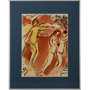 Marc Chagall, Adam i Ewa wygnani z Raju (Dessins pour la Bible)