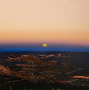 Piotr SZCZUR (ur. 1987), A sunrise over a valley, 2020