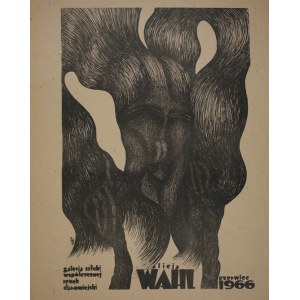 proj. Alicja WAHL (ur. 1932), Plakat do wystawy własnej