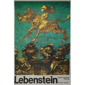 Plakat do wystawy Jana Lebensteina