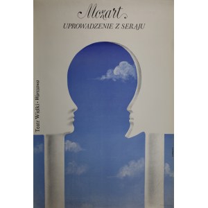 proj. Maciej URBANIEC (1925-2004), Plakat Mozart - Uprowadzenie z Seraju