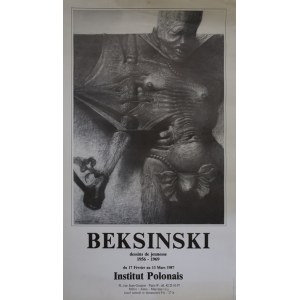 Plakat do wystawy Zbigniewa Beksińskiego