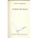 Gombrowicz Witold FERDYDURKE Wydanie 1 KRAJOWE