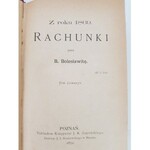 Bolesławita [Kraszewski] RACHUNKI Z LAT 1866-1869 KOMPLET