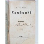 Bolesławita [Kraszewski] RACHUNKI Z LAT 1866-1869 KOMPLET