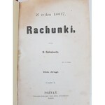 Bolesławita [Kraszewski] RACHUNKI Z LAT 1866-1869 KOMPLET