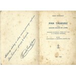 Mickiewicz Adam PAN TADEUSZ Z okazji 100-lecia pierwszego wydania 1834-1934