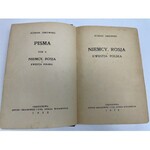 DMOWSKI Niemcy, Rosja i kwestja polska. Pisma t. II. Częstochowa 1938