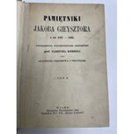 [GIEYSZTOR] Pamiętniki Jakóba Gieysztora z lat 1857- 1865 Wilno 1913
