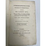 [LUDWIK XVI] BABIÉ IMBERT Correspondance politique et confidentielle inédite de Louis XVI...Paris (Paryż) 1803,