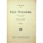 Dickens Karol KLUB PICKWICKA 1910 ilustracje
