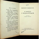 WARSZEWICKI O pośle i poselstwach Warszawa 1935