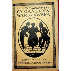 NOWACZYŃSKI Adolf - Cyganerya warszawska Wydanie 1