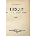 [BÉRANGER] Ludwik KOZŁOWSKI - Przekłady piosnek P. J. Bérangera