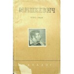 MICKIEWICZ 1798-1855 Katalog Wystawy - Leningrad 1955