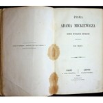 MICKIEWICZ Adam Dziady Pierwsze pełne wydanie PARYŻ 1861