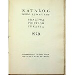 KATALOG Wystawy Bractwa Świętego Łukasza - 1929, AUTOGRAFY CZŁONKÓW BRACTWA CYBIS ZAMOYSKI INNI