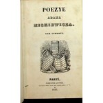 MICKIEWICZ POEZYE PARYŻ Tom 1 - 4 Paryż 1828-1832