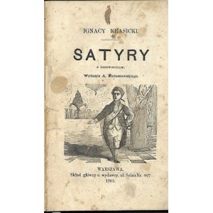 Krasicki Ignacy SATYRY Wyd.1863 ILUSTRACJE
