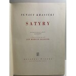 Krasicki Ignacy SATYRY Ilustracje SZANCER, Wyd.1952