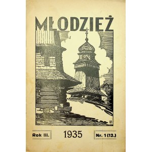 MŁODZIEŻ DROHOBYCZ Nr 1 1935 Pismo Gimnazjum [Bruno Schulz]