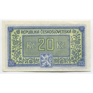 Czechoslovakia 20 Korun 1945 Specimen