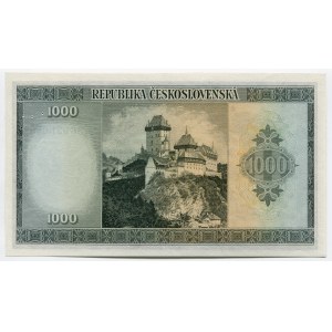 Czechoslovakia 1000 Korun 1945 Specimen