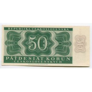 Czechoslovakia 50 Korun 1950 Specimen