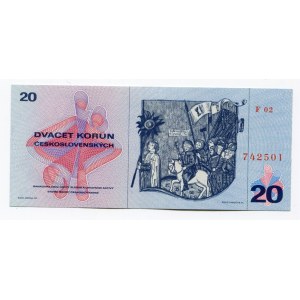 Czechoslovakia 20 Korun 1971 (1970)