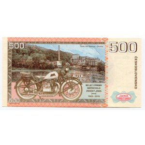 Czechoslovakia 500 Korun 2019 Specimen JAWA 500 OHW RK # 000000