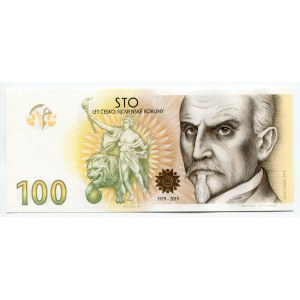 Czech Republic Commemorative Banknote 100th Anniversary of the Czechoslovak Crown 2019 (2020) Series C