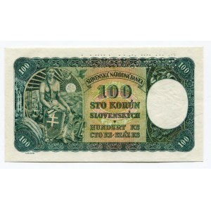 Slovakia 100 Korun 1940 Specimen