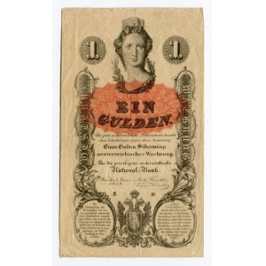 Austria 1 Gulden 1858