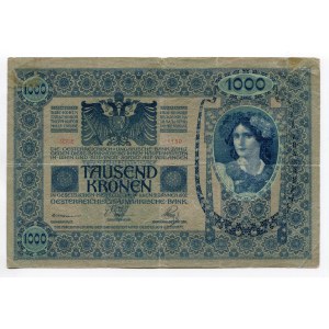 Austria 3 x 1000 Kronen 1902