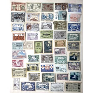 Austria Lot of 100 Notgelds 1920th