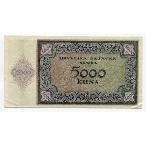 Croatia 5000 Kuna 1943